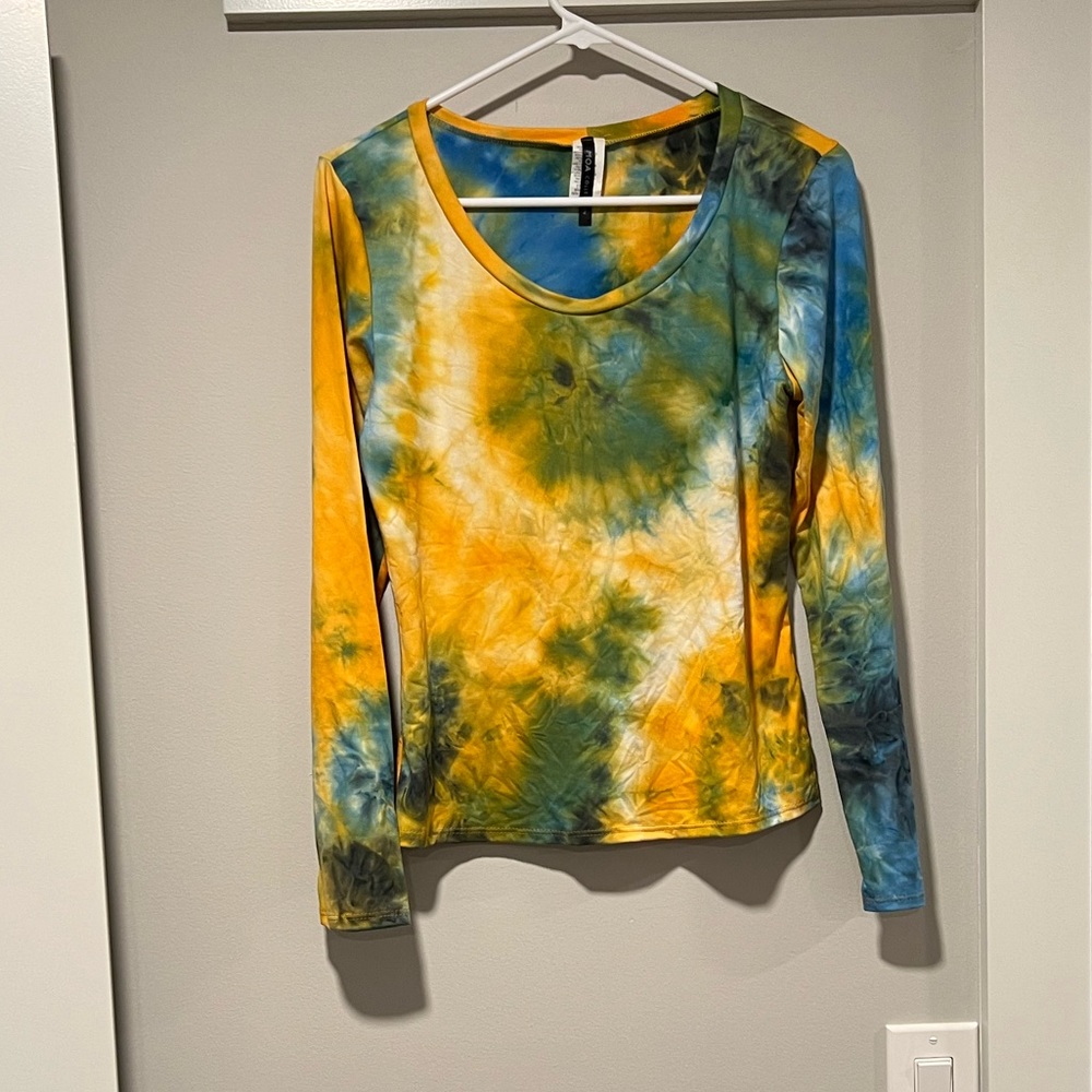MOA stretchy tie dye top - 2XL